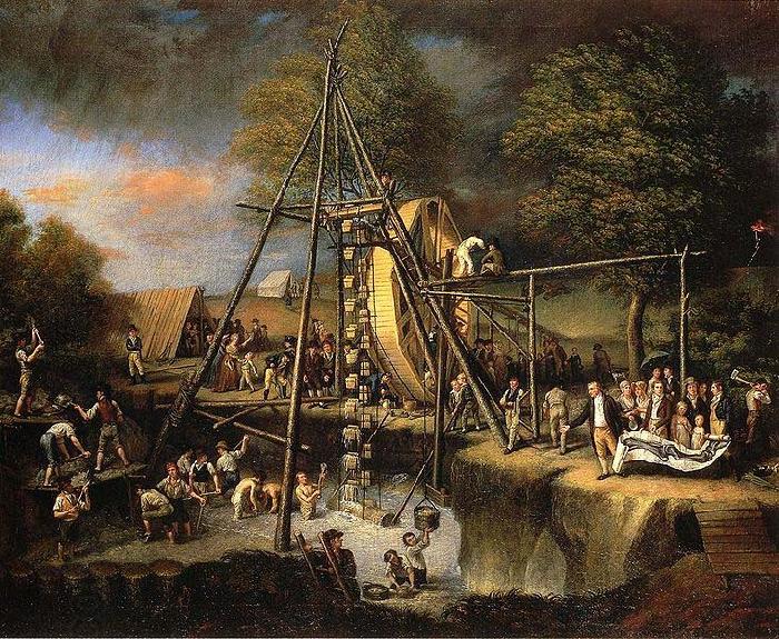 Charles Willson Peale The Exhumation of the Mastodon China oil painting art